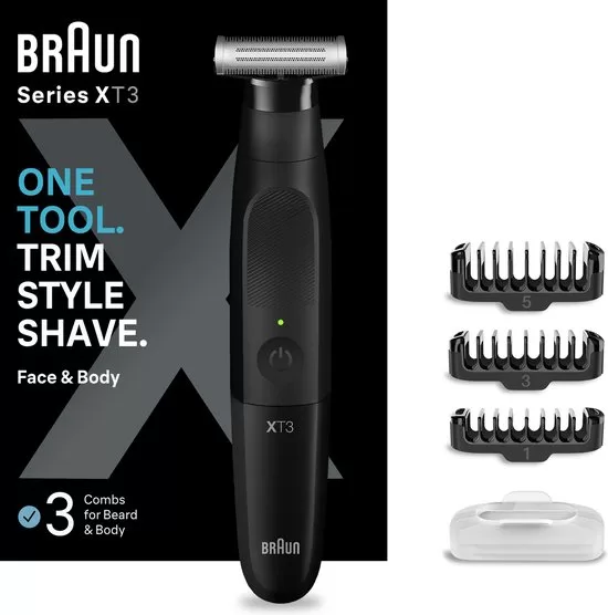 Braun XT3100 Hair Clippers/Shaver – Professionelle Haarschneider für präzise Grooming-Ergebnisse, kabellos und ergonomisch, ideal für Zuhause