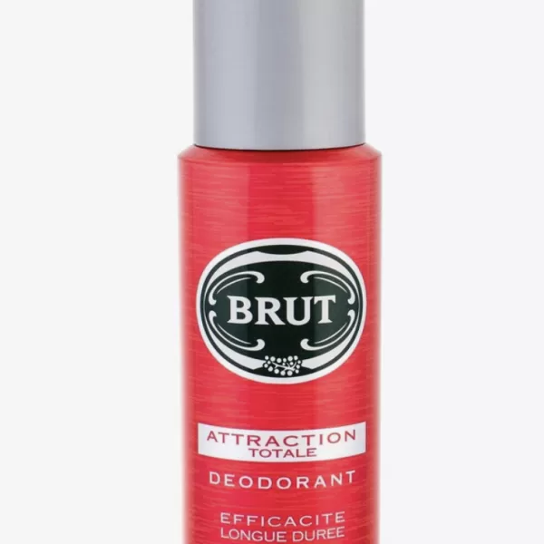 Brut Deospray Attraction 200ml - Langdurige Bescherming & Frisse Fougère Geur met Citroen, Limoen & Mandarijn