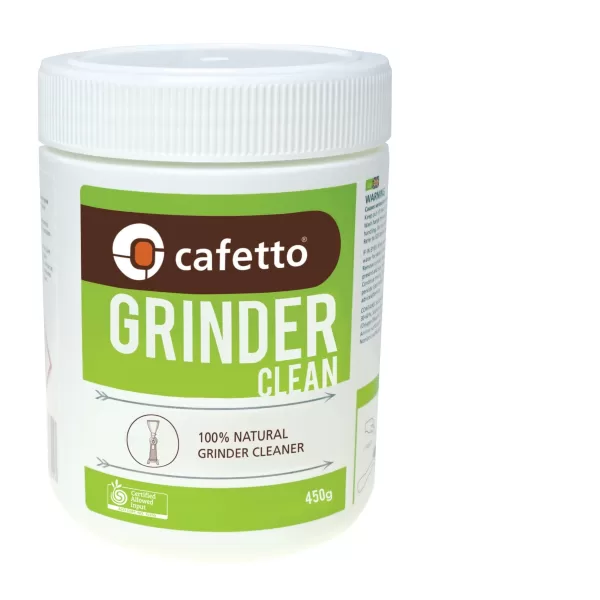 Cafetto Grinder Clean 450g – Lebensmittelechter Mühlenreiniger, 100% natürlich, entfernt Öle & Gerüche, glutenfrei für Kaffeemühlen