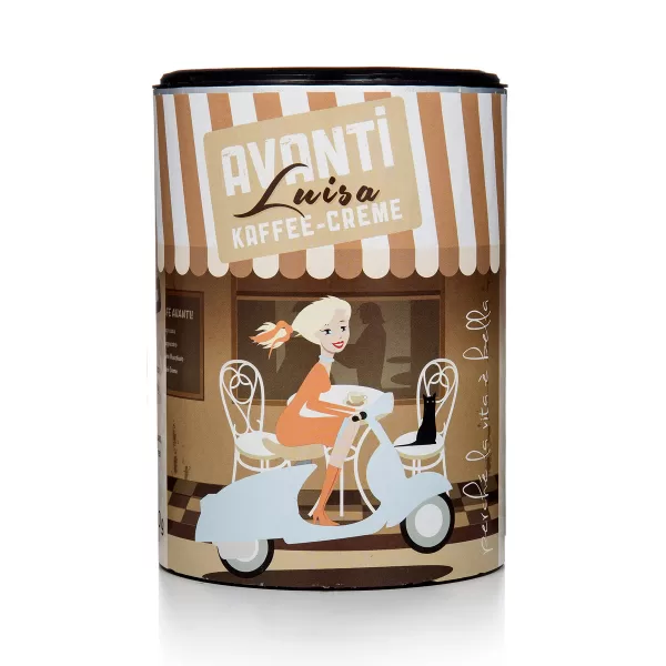 Caffè Avanti Luisa 250g gemahlen – 90% Arabica, 10% Robusta, mild, fruchtig, traditionelle Trommelröstung, ideal für Vollautomaten