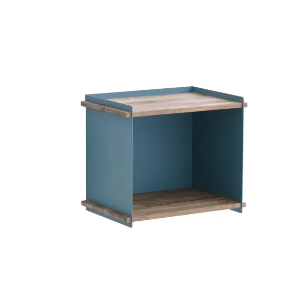 Cane-line Box Wandregal aus Teakholz in Aqua – Stilvolles Wanddesign für Garten und Balkon, wetterfest und langlebig