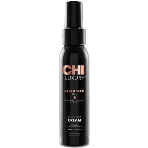 CHI Luxury Black Seed Oil Blow Dry Cream 177ml - Hydraterende, niet-verzwarende crème voor glanzend, soepel en beschermd haar.