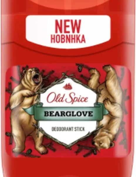 Old Spice Bearglove Deodorant Stick (50 g) - 6 Stuks - 100% Origineel - Effectieve Lichaamsverzorging en Persoonlijke Hygiëne