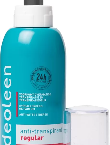 Deoleen Deo Spray Regular 75ml - Effektiver Schutz, Frischer Duft, 24h Anti-Transpirant, Hautfreundlich, Ideal für den täglichen Gebrauch