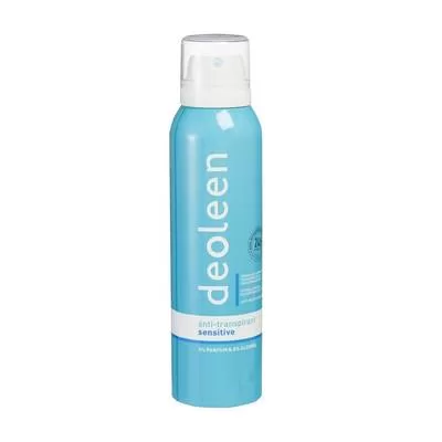 Deoleen Sensitive Satin Deodorant Spray 150 ml - Sanfte Hautpflege, langanhaltender Schutz, alkoholfrei, für empfindliche Haut, 150 ml Deo Spray