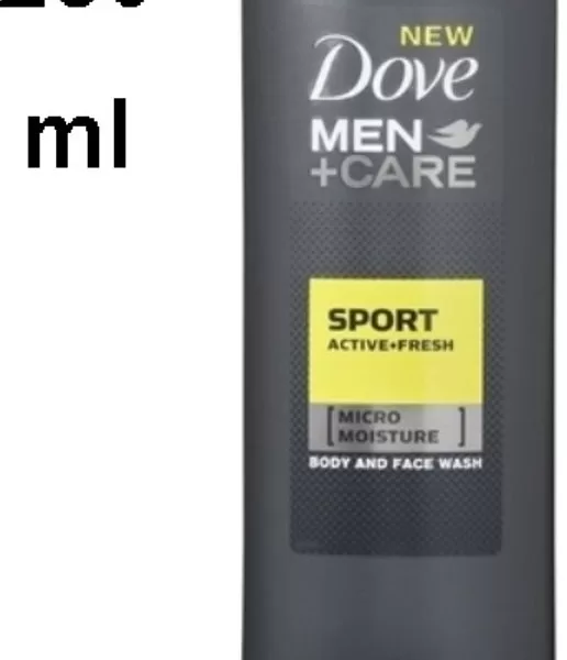 Dove Men+Care Sport Active+Fresh Douchegel - Hydraterende 6-Pack voor Lichaam & Gezicht, Dermatologisch Getest, Verfrissend na Sport