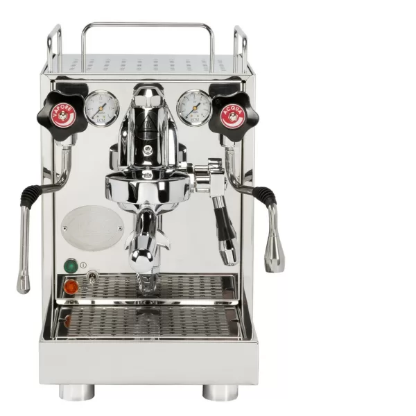 ECM Mechanika VI Slim Espressomaschine - Kompakte 2-Kreis, 2,2L Edelstahlkessel, präziser Brühdruck, abnehmbare Tassenwarmhaltefläche, 220V/1600W