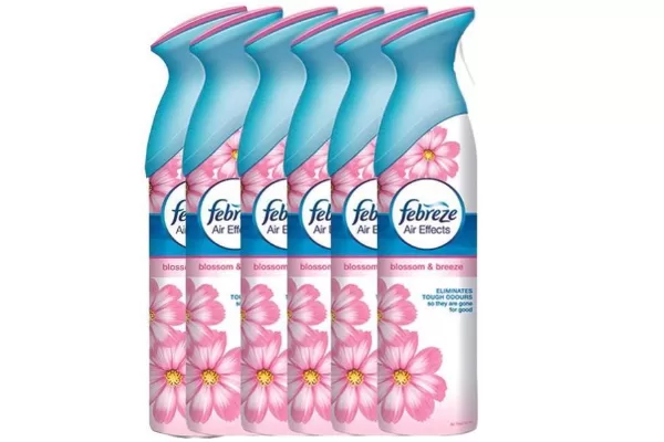 Febreze Luchtverfrisser Spray Blossom & Breeze 6x300ml Voordeelverpakking - Langdurige Frisse Geur voor Thuis