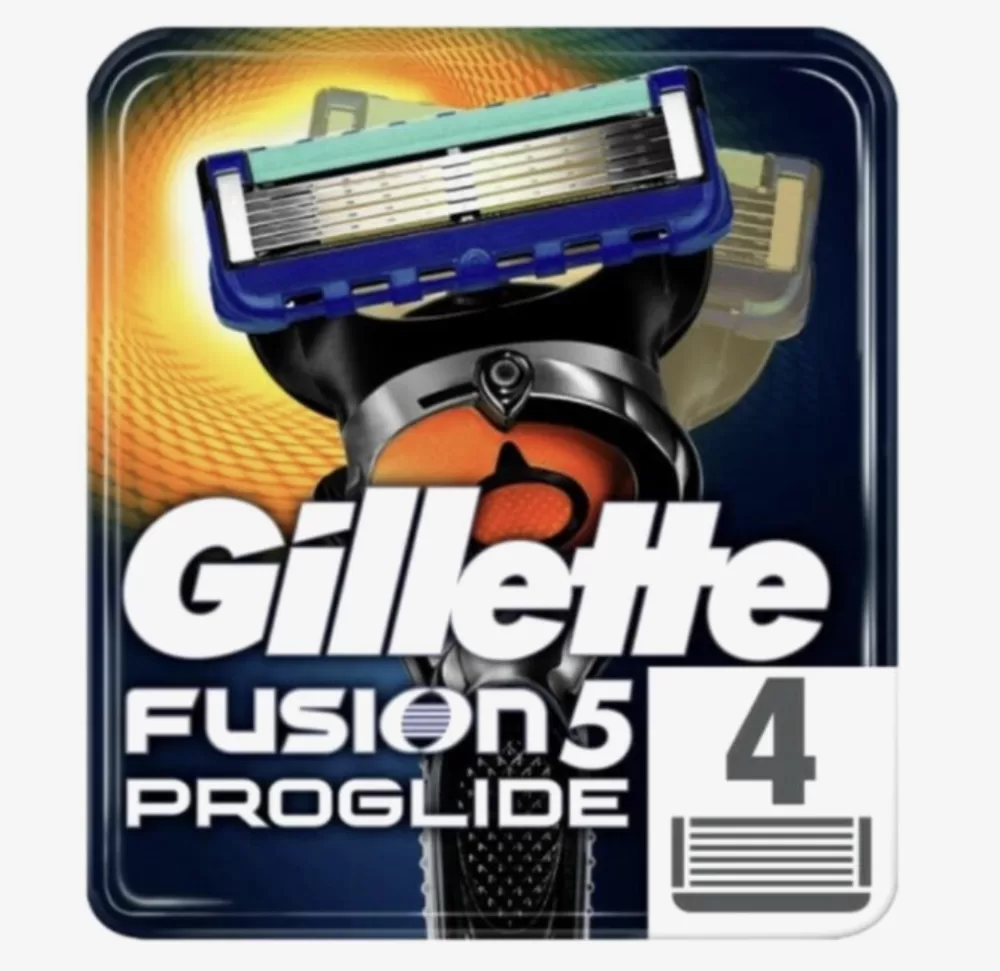 Gillette Fusion5 ProGlide 4-Pack - FlexBall Technologie, Micropulserende Grip, Precisietrimmer, Voor een Gladde Huid, Voor Mannen