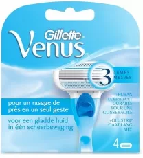 Gillette Venus Original Scheermes voor Dames met 3 Mesjes + 2 Extra Mesjes - Glad en Zorgvuldig Scheren met Aloë Vochtstrip