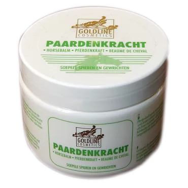 GoldLine Cosmetics Paardenkracht Crème 250ml - Versterkt doorbloeding, soepele gewrichten, etherische oliën, vetvrij, voor verkoeling en verwarming