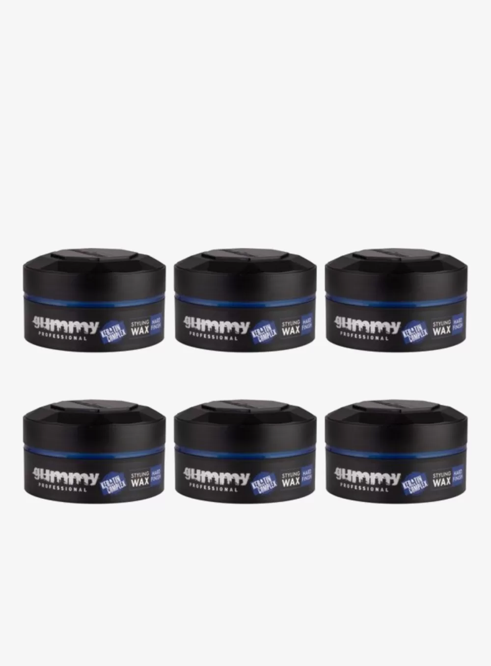 Gummy Keratin Complex Styling Wax - 6 Stk. für starken Halt & glänzendes Finish - Haarstyling Wachs für alle Haartypen