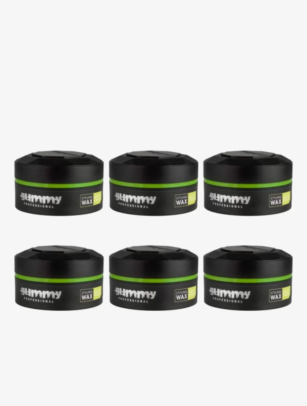 Gummy Styling Hairwax - Matt Finish, 6 Stück, Professionelle Haarwachs für Textur & Halt, Ideal für kreatives Styling