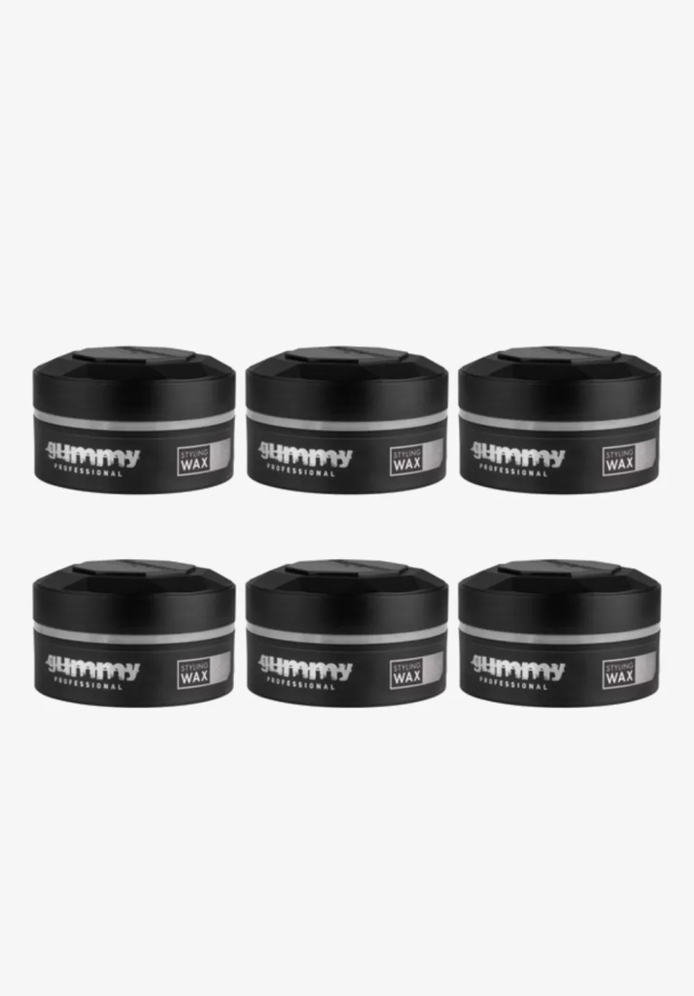 Gummy Styling Wax Casual Look - 6 Stück Haargel für flexiblen Halt und natürlichen Look, ideal für jeden Haartyp und Stil!