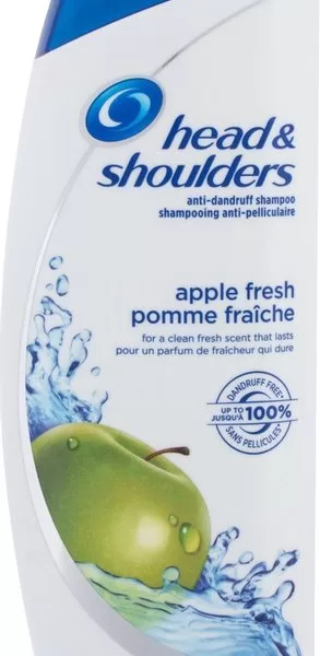 Head & Shoulders Apple Fresh Shampoo 400 mL - Roosvrije Formule met Groene Appel & Verzorgde Hoofdhuid - Frisse Geur