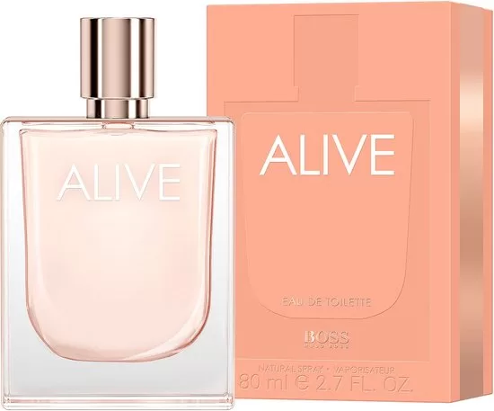 Hugo Boss Alive Eau de Toilette 80 ml - Damesparfum met Magnolia en Jasmijn - Vrouwelijke Geur voor Positiviteit en Geluk