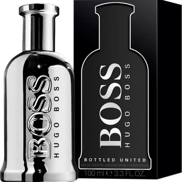 Hugo Boss Bottled United 100 ML Eau de Toilette - Herenparfum, Houtachtig Aromatisch, Topnoten Agathosma & Bloed Sinaasappel