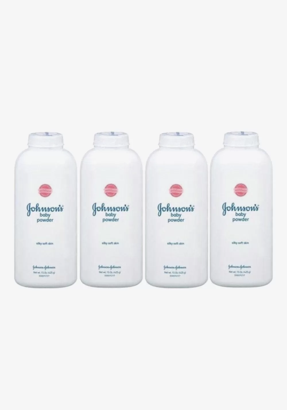 Johnson's Baby Talkpoeder 4x200g - Voordeelverpakking, Dermatologisch Getest, Houdt Huid Zacht, Glad & Droog, Klinisch Bewezen Veilig