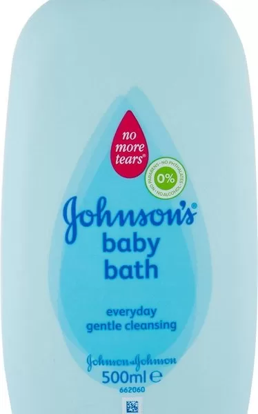 Johnson's Baby Bad - Unisex 500ml, Mild Reinigend, Hydraterend, Zonder Conserveringsmiddelen, Frisse Geur, Dagelijks Gebruik