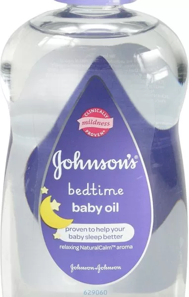 Johnson's Bedtime Baby Oil - Parabenfrei, sanft für empfindliche Babyhaut, mit beruhigenden Aromen, für entspannende Babymassagen, 200ml