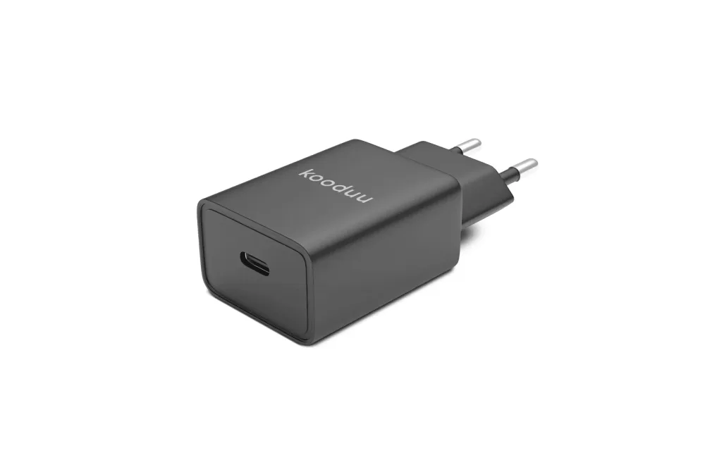 Kooduu USB-C Ladegerät Adapter – Schnell & Effizient, kompatibel mit Kooduu Produkten, ohne Kabel, zuverlässiges Laden