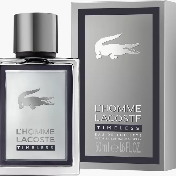 Lacoste L'Homme Timeless Eau de Toilette 50ML - Eleganter Herrenduft für jeden Anlass, frischer und zeitloser Duft von Lacoste