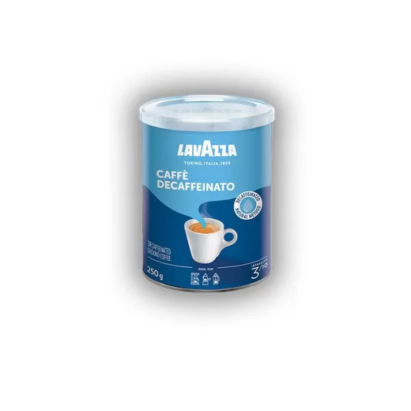 Lavazza Entkoffeiniert 250g - Aromatischer Kaffee mit Mandel- und Schokoladennoten, goldene Crema, mittelkräftige Röstung, ideal für Kaffeeliebhaber