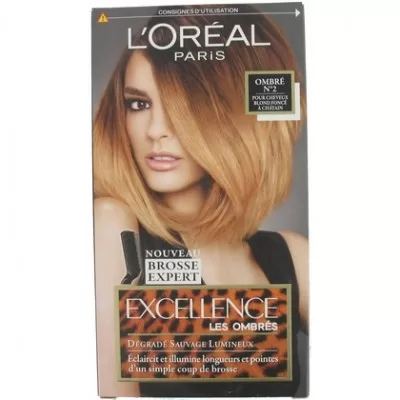 L’Oréal Excellence Ombré Haarfarbe Nr. 2 - Dauerhafte Haarverfärbung für strahlende Farbe und glänzendes Haar