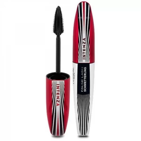 L'Oreal False Lash Wings Intenza Mascara - Volumen, Länge & Schwung für beeindruckende Wimpern - Schwarze Wimperntusche für dramatischen Look