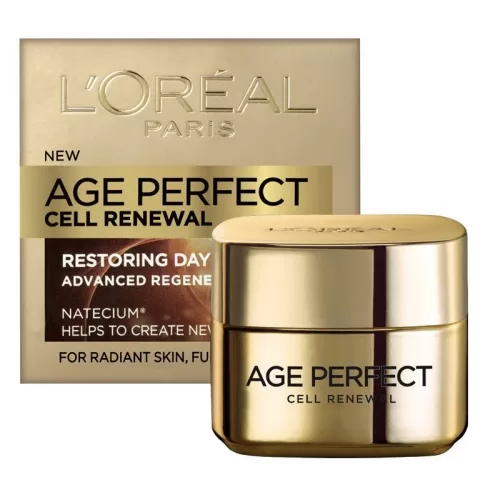 L'Oreal Paris Age Perfect Cell Renaissance Dagcreme 50ml - Intensieve Regeneratie, Pro-Calcium, Bescherming Moedercellen, Huidverjonging