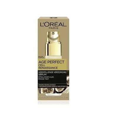 L'Oréal Paris Age Perfect Cell Renaissance Serum 30ml - Verzorgende Anti-Aging Formule met Zwarte Truffel & Gefermenteerde Thee