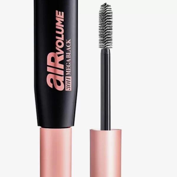 L’Oréal Paris Air Volume 30H Mega Black Mascara – 9,4ml, Extreem Volume, Hypoallergeen, Lichtgewicht Formule, Langdurig Zwart Effect