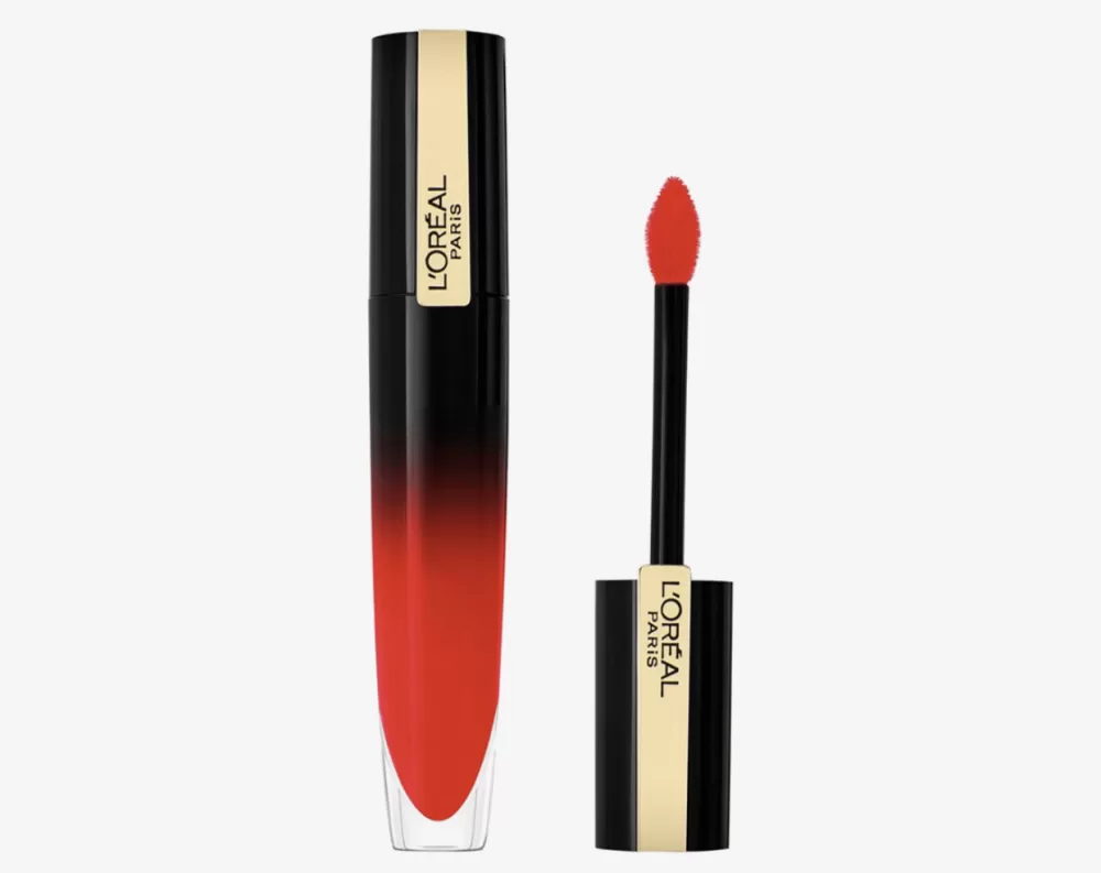 L'Oréal Paris Brilliant Signature Lippenstift 311 Be Brilliant - Rood, 6,40 ml, Glanzende Afwerking, Langdurig, Vrouwelijke Make-up