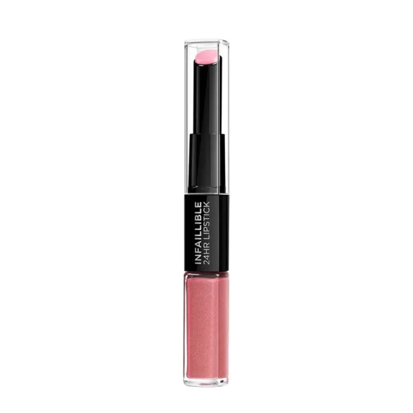 L'Oréal Paris Infaillible 24H Lippenstift 110 Timeless Rose – Intense Kleur, Hydratatie & Comfort, Smudge-Proof, 24 uur Houdbaarheid