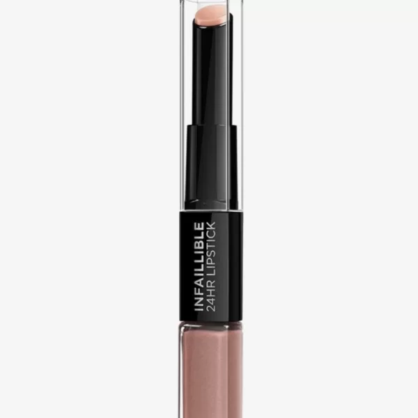 L'Oréal Paris Infallible Lippenstift 115 Infinitely Mocha – 24h langanhaltend & hydratisierend für Frauen – Original L'Oreal Make Up