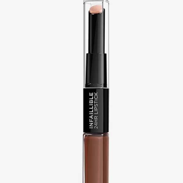 L’Oréal Paris Infallible Lippenstift 117 Perpetual Brown - 24h langanhaltend, wasserfest, intensiv pigmentiert - Perfekter Look!