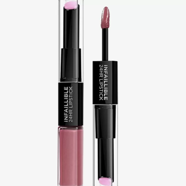 L'Oréal Paris Infallible Lippenstift 218 Wandering Wildberry - 24H Waterproof, Kiss-proof, Langhoudend, Hydraterende Balsem, Hoog Gepigmenteerd