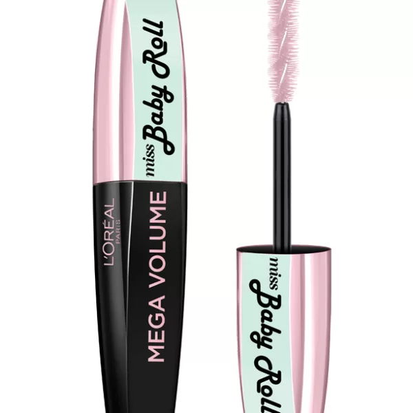 L’Oréal Paris Mega Volume Miss Baby Roll Mascara - Volumen, Schwung & perfekter Augenaufschlag für fesselnde Wimpern, 9ml