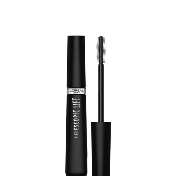 L’Oréal Paris Telescopic Lift Mascara - Zwart, Volumen & Lengte, Waterproof, Langdurige Wimpers, Perfecte Definities, Make-up Essentiële.