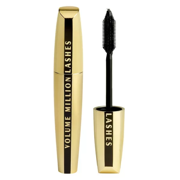 L'Oreal Paris Voluminous Million Lashes Mascara - Volumen, Länge & Definition für atemberaubende Wimpern - Schwarz, 9 ml