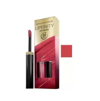 Max Factor Lipfinity 24H Lippenstift 144 Endlessly Magic – Langdurige, hydratierende Lippenfarbe mit neuer Applicator für bis zu 24 Stunden Halt