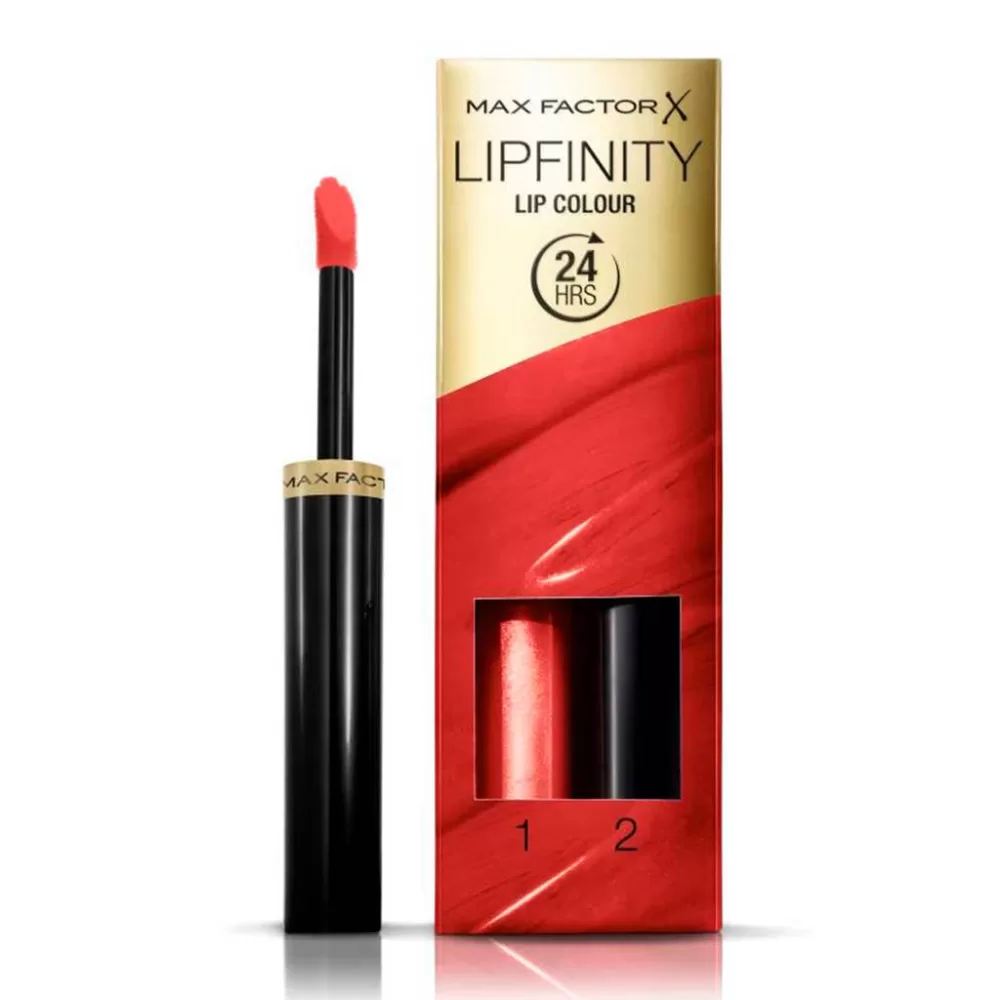 Max Factor Lipfinity 125 So Glamorous - Langhoudende Lippenstift tot 24 uur, Hydraterende Topcoat, Glanzende Afwerking, Prachtige Kleuren