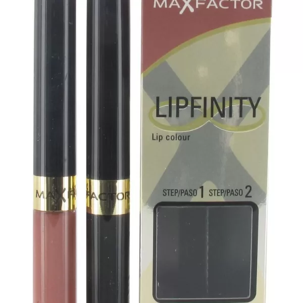 Max Factor Lipfinity 180 - Langhoudende Vloeibare Lippenstift met Hydraterende Topcoat, 24 Uur Prachtige Kleur en Glans