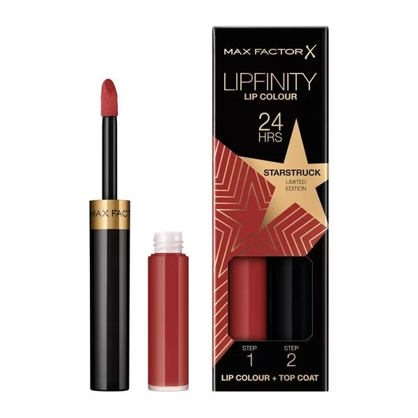 Max Factor Lipfinity Rising Stars 090 Starstruck Lippenstift - Langdurige, hydraterende Lippenfarbe mit Glanz, 24 Stunden kleurintensiteit