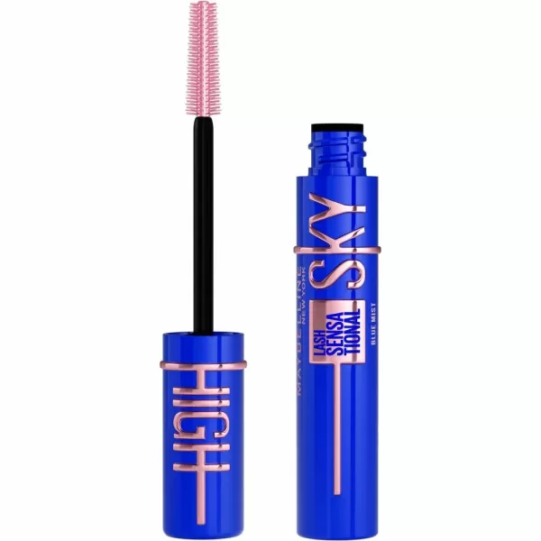 Maybelline Lash Sensational Sky High Mascara Blue Mist - 3x7,2ml, Water- en Smudgeproof voor Lange en Volle Wimpers, Klontvrij Effect