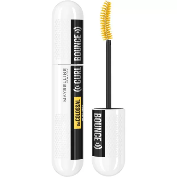 Maybelline Colossal Curl Bounce Mascara After Dark - Zwart, Vegan, Volume & Krul, Langhoudend tot 24 Uur, Klontvrije Formule