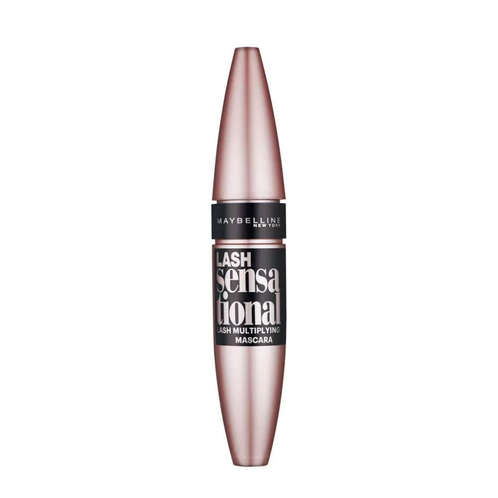 Maybelline New York Lash Sensational Intense Black Mascara - Extra Zwart, Volumizing, Klontvrij, Geschikt voor Lensdragers, 9.5ml