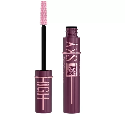 Maybelline Lash Sensational Sky High Mascara Burgundy Haze 7,2ml – Lengte & Volume, Flexibele Borstel, Geschikt voor Gevoelige Ogen