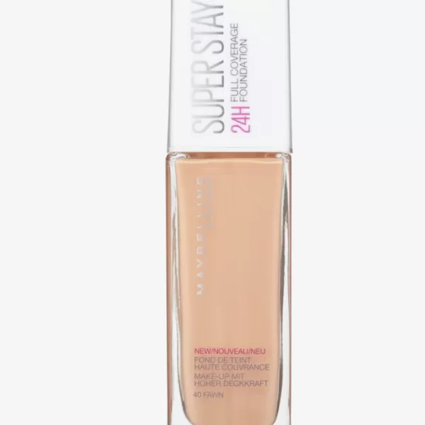 Maybelline Superstay 24H Foundation 040 Fawn - Volledige Dekking, Matte Finish, Waterproof, Geschikt voor Alle Huidtypes, 30ml