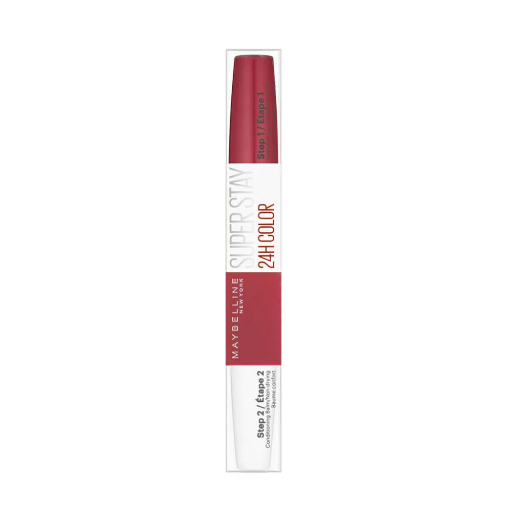 Maybelline SuperStay 24H Lippenstift 260 Wildberry - Langhoudende, hydraterende liquid lipstick met micro-flex technologie, 2-in-1 Lippenpflege